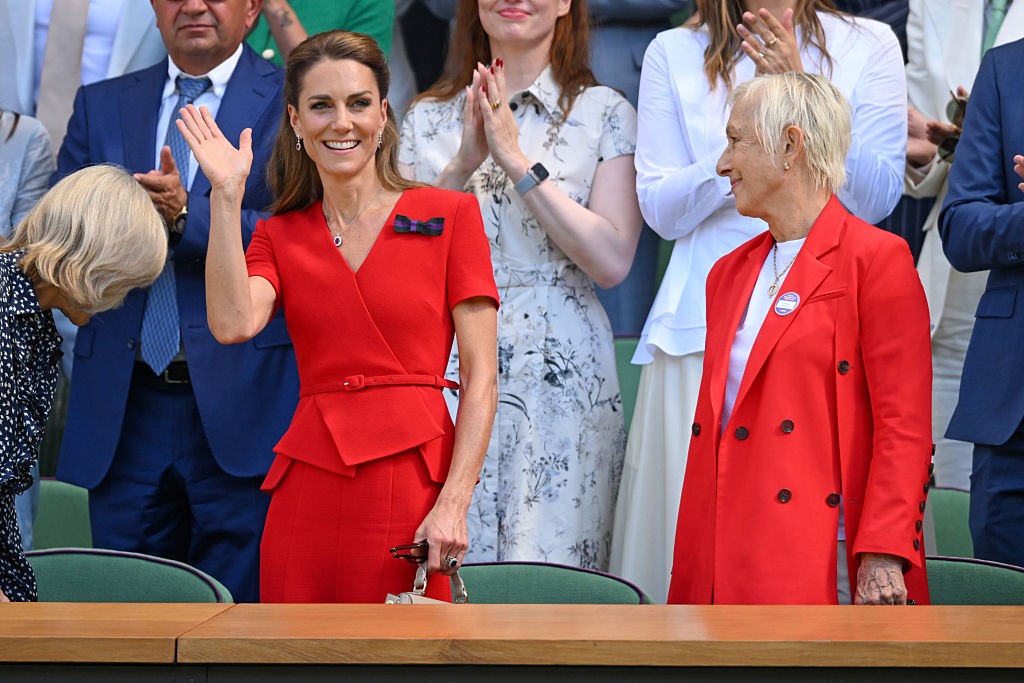Kate Middleton prestigia 13º dia do torneio de Wimbledon em Londres