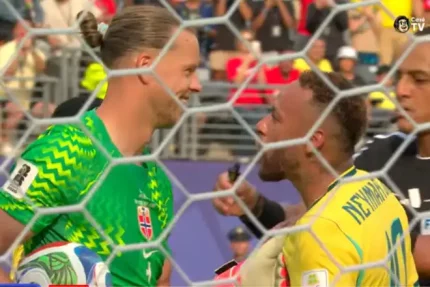 Leitura labial revela provocação de Neymar ao goleiro da Noruega antes do pênalti