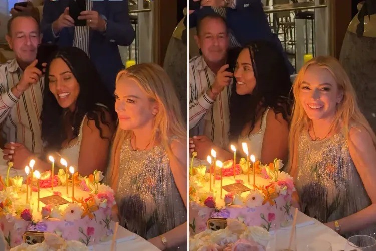Lindsay Lohan completa 40 anos com festa em família e reencontro com o pai