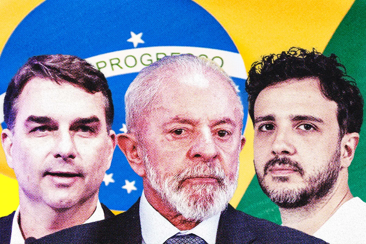 Lula lidera com 44,9% em pesquisa para o 1º turno, Flávio tem 35,8%
