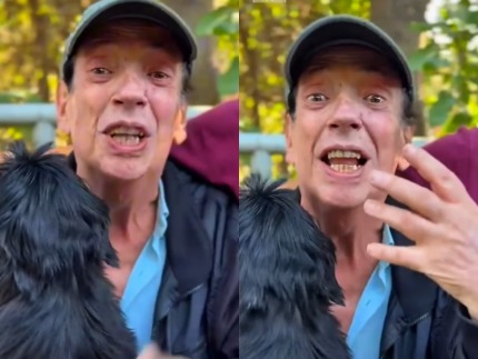 Marcos Oliveira, o Beiçola, volta ao Retiro dos Artistas após cirurgia e alta médica