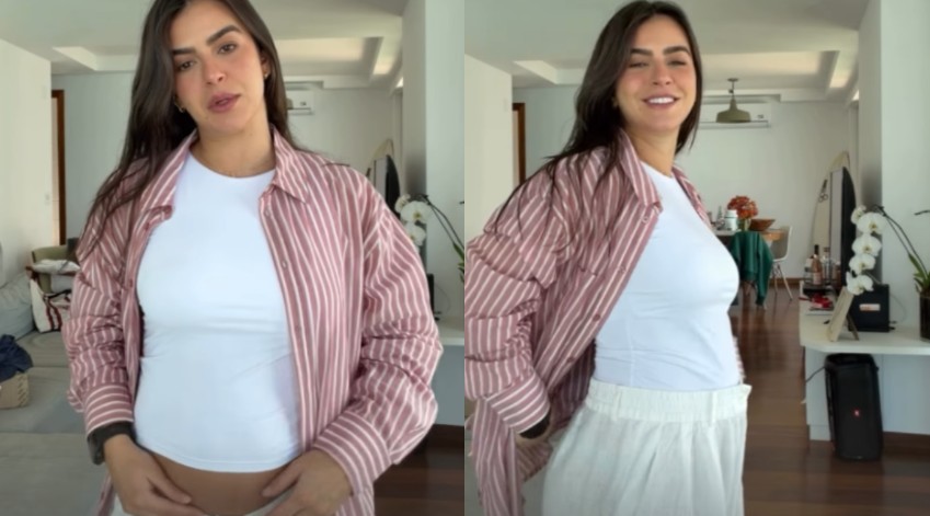 Mari Saad compartilha dicas de moda para grávidas em meio à sua gestação