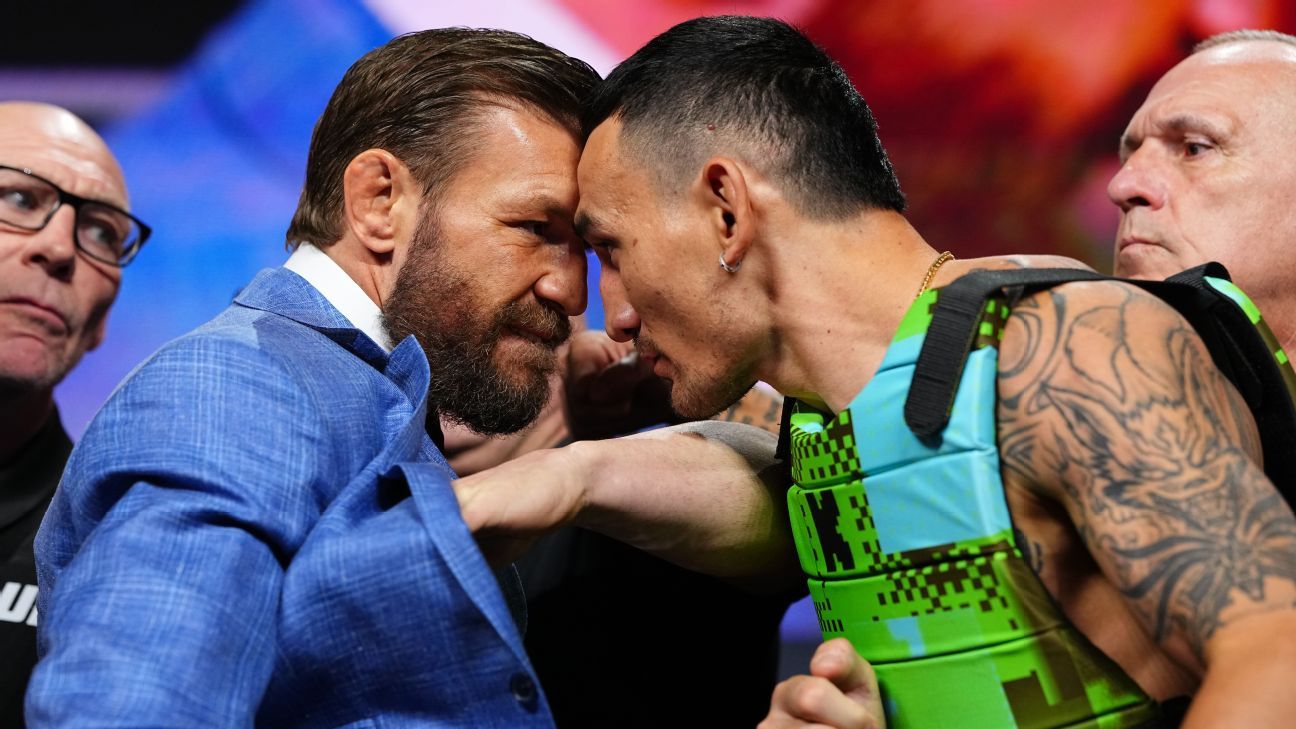 McGregor promete "destruição" de Holloway em 10 segundos no UFC 329