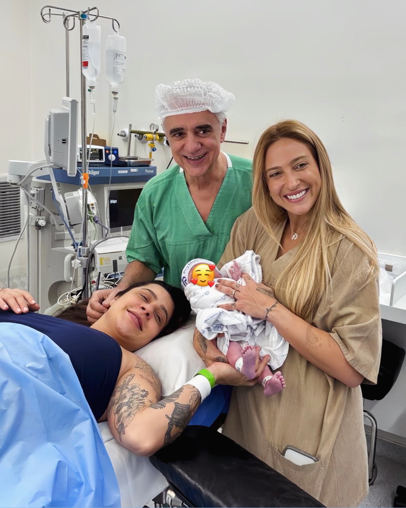Médico revela detalhes emocionantes do parto de Dom, filho de Lauana Prado: 'Nasceu na ordem inversa'