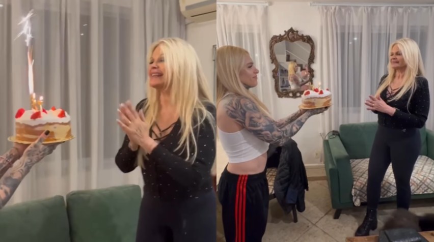 Monique Evans celebra 70 anos com festa surpresa da DJ Cacá Werneck