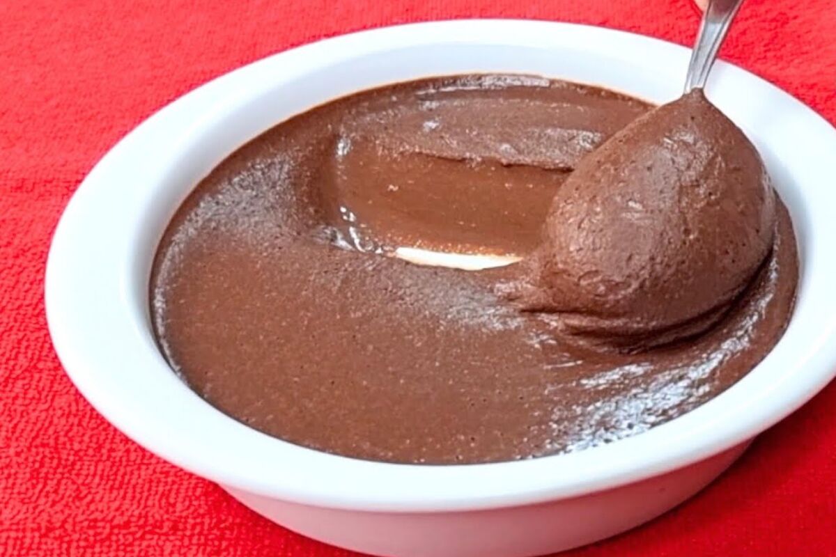 Mousse saudável tipo Nutella sem leite condensado: sabor e dieta em harmonia