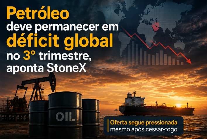 Petróleo seguirá em déficit global no 3º trimestre, aponta StoneX