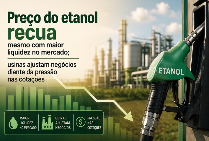 Preço do etanol cai apesar de aumento na liquidez do mercado, dizem especialistas