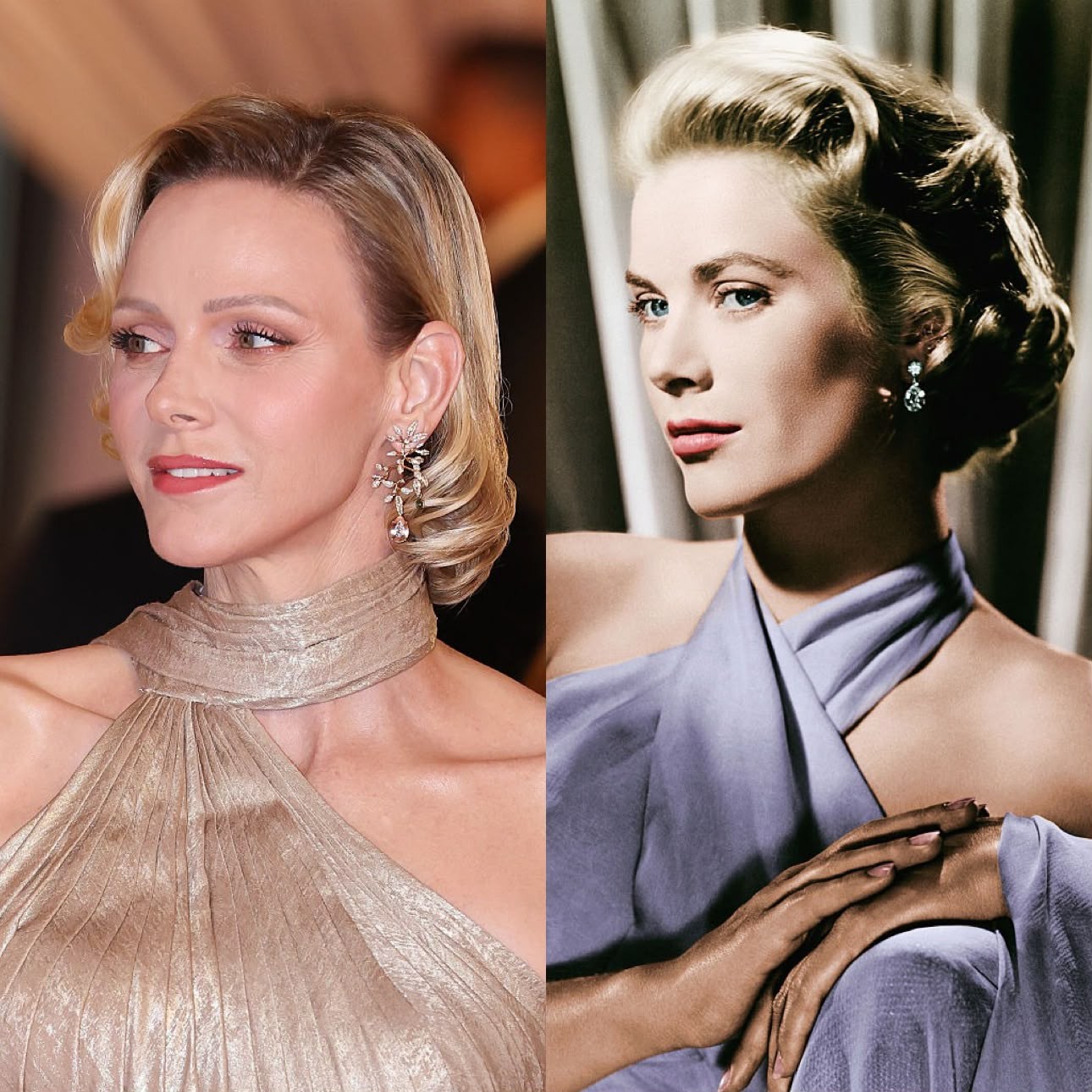 Princesa Charlene de Mônaco resgata glamour de Grace Kelly em gala da Cruz Vermelha