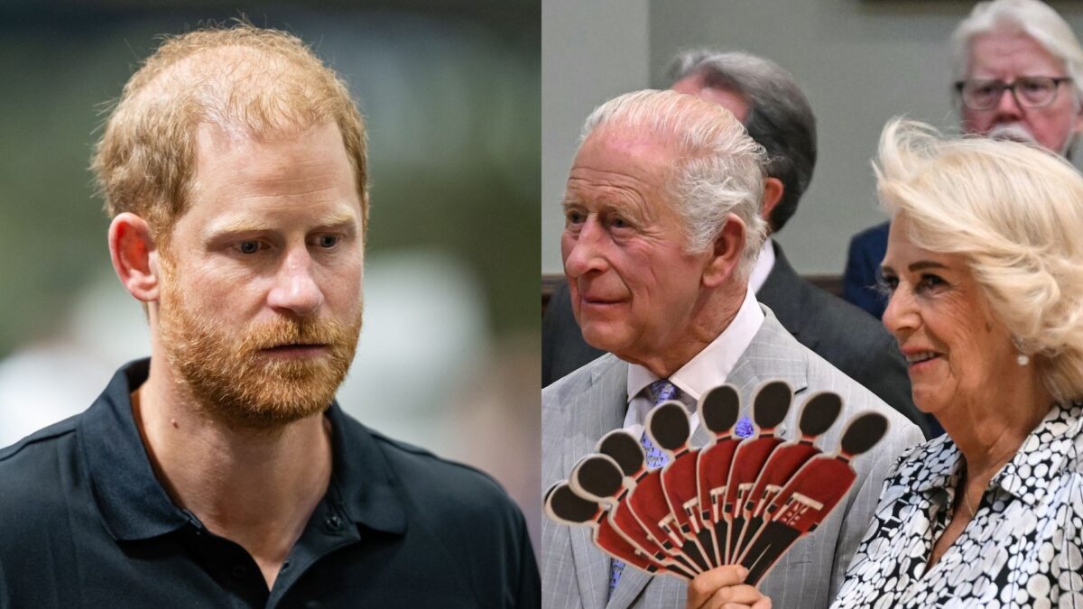 Príncipe Harry se reencontra com Rei Charles III em encontro mediado por Rainha Camilla
