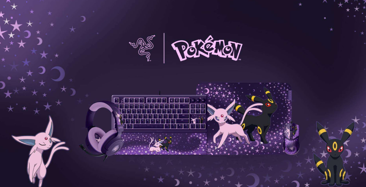 Razer lança linha de periféricos Pokémon em homenagem aos 30 anos da franquia