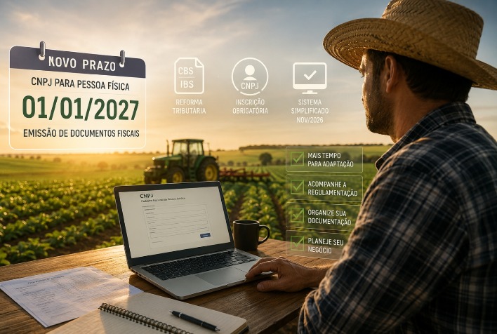 Receita Federal adia obrigatoriedade de CNPJ para pessoas físicas até 2027