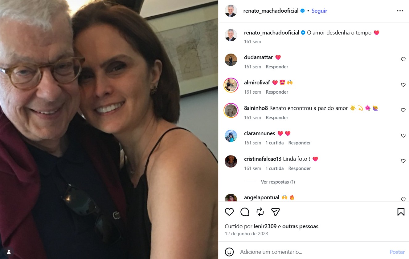Renato Machado e Mônica Morel: um amor discreto e duradouro em meio ao jornalismo