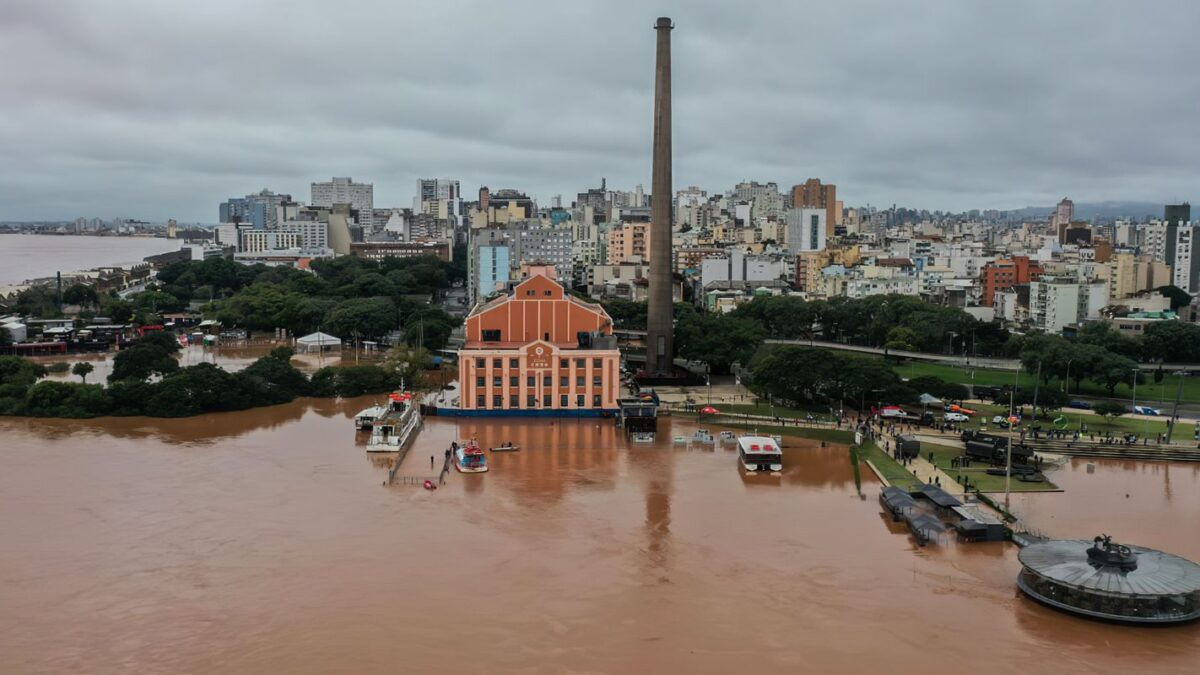 Rio Guaíba pode atingir cota de alerta em Porto Alegre até sexta-feira