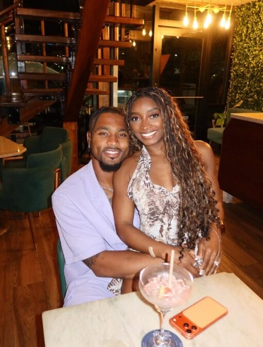 Simone Biles celebra aniversário de Jonathan Owens com declaração romântica nas redes sociais