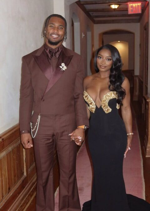 Simone Biles compartilha looks de gala em noite romântica com Jonathan Owens
