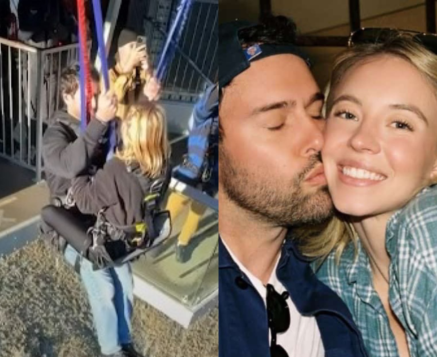 Sydney Sweeney e Scooter Braun enfrentam salto radical em teste de confiança na Nova Zelândia