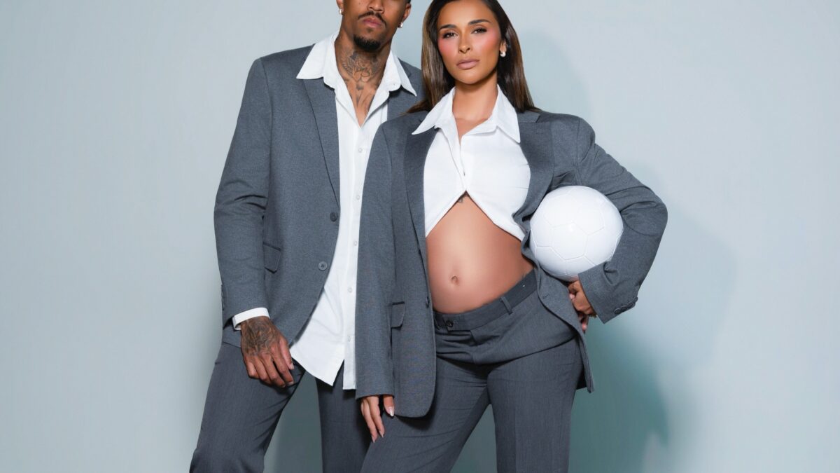 Tainá e Éder Militão fazem ensaio fashionista à espera do primeiro filho
