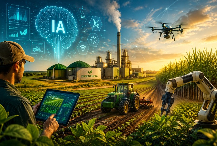 Tecnologia transforma agronegócio brasileiro com IA, bioenergia e automação