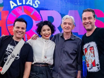 Trem da Alegria se reencontra no "Altas Horas" e revive sucessos dos anos 80