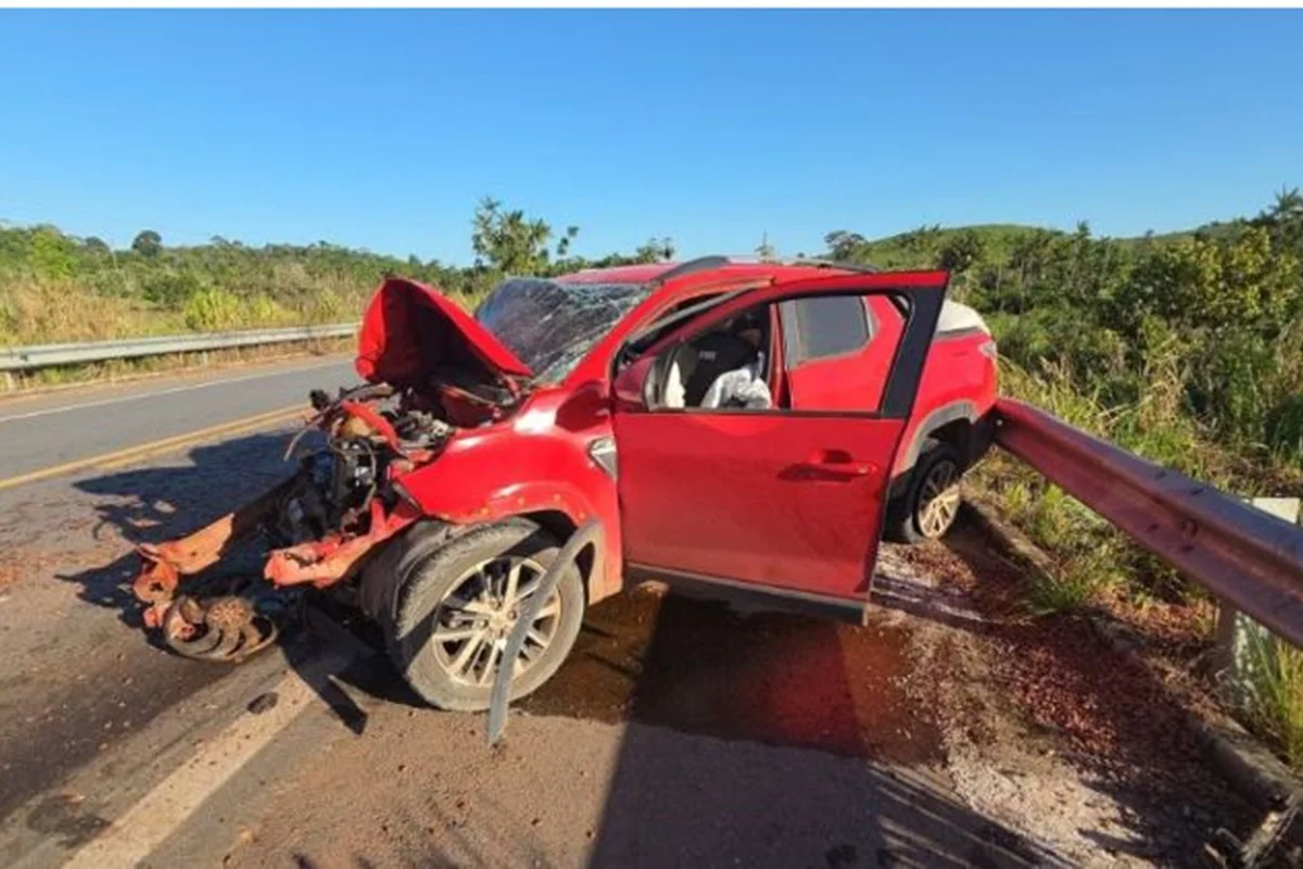 Três mulheres morrem em acidente na BR-422, no Pará, após pneu furar