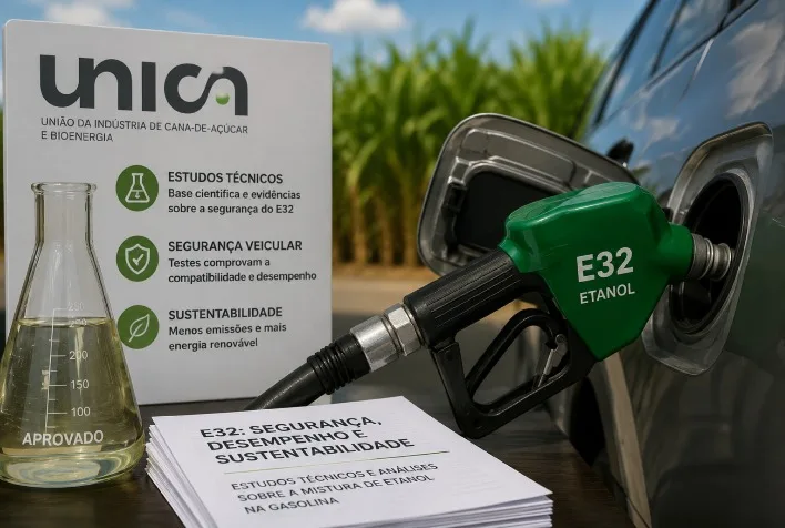 Unica defende gasolina E32 e rebate ação do MPF com estudos técnicos robustos