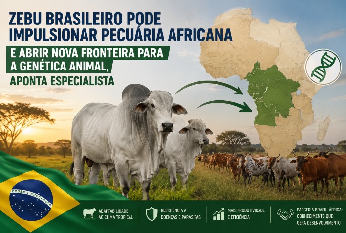 Zebu brasileiro pode transformar pecuária africana e aumentar produção de alimentos