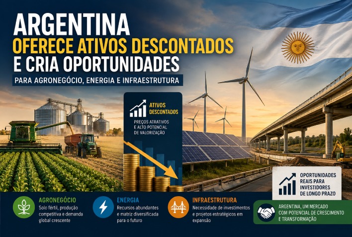 Argentina atrai investidores com ativos descontados em agronegócio e infraestrutura