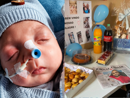 Bebê que voltou a viver após ser dado como morto recebe alta e volta para casa
