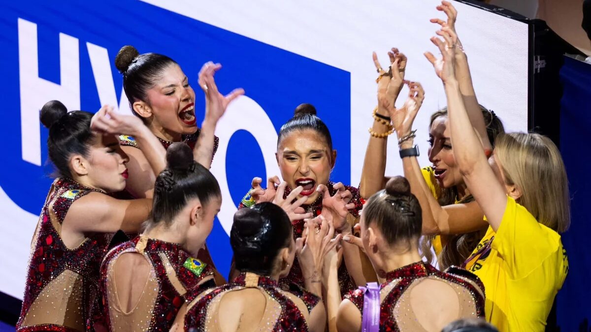 Brasil conquista bronze no Mundial de Ginástica Rítmica e se classifica para as Olimpíadas de 2028