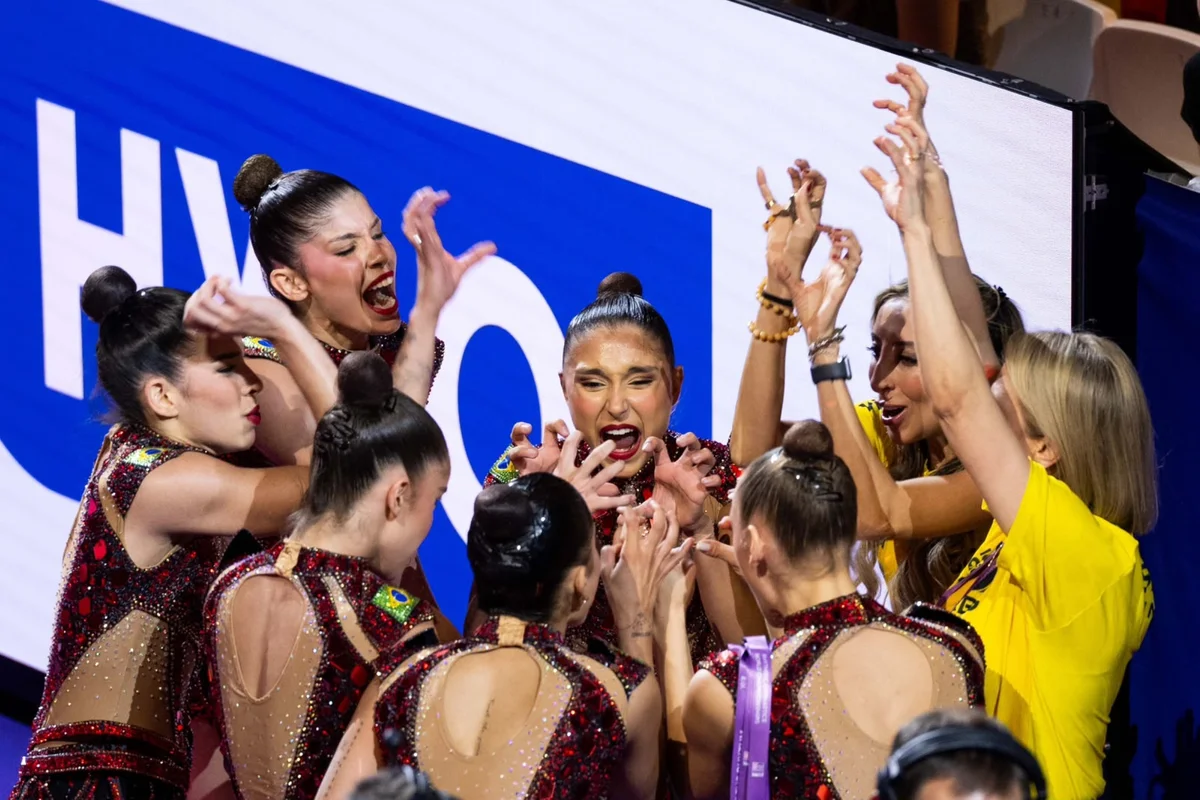 Brasil conquista bronze no Mundial de Ginástica Rítmica e se classifica para as Olimpíadas de 2028