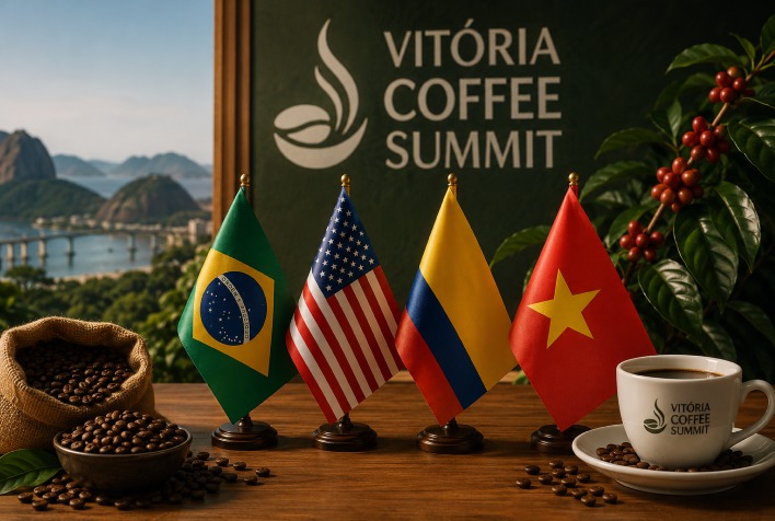Brasil e EUA lideram debates no Vitória Coffee Summit sobre futuro do café global