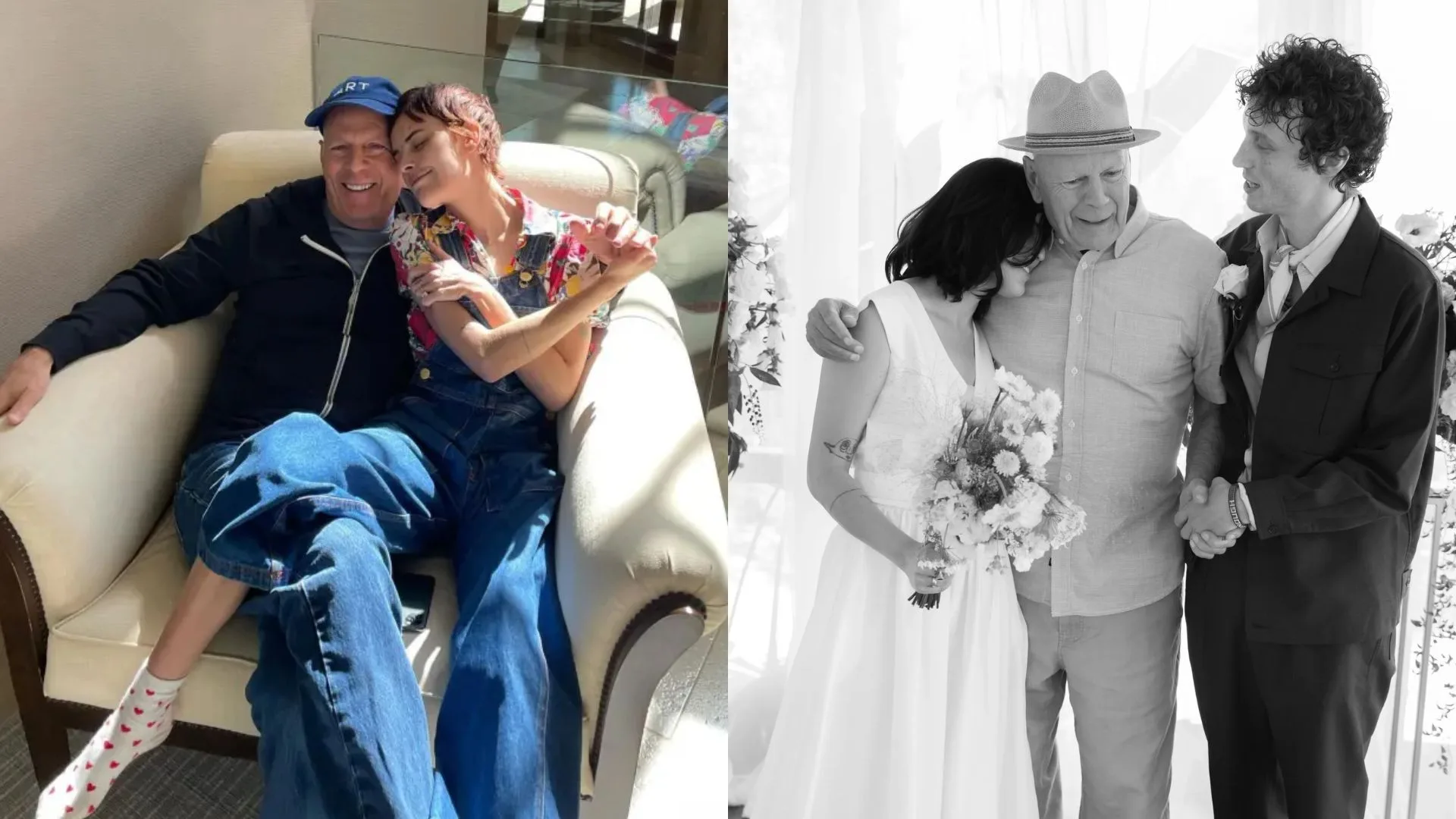Bruce Willis celebra casamento da filha Tallulah em momento emocionante apesar da demência