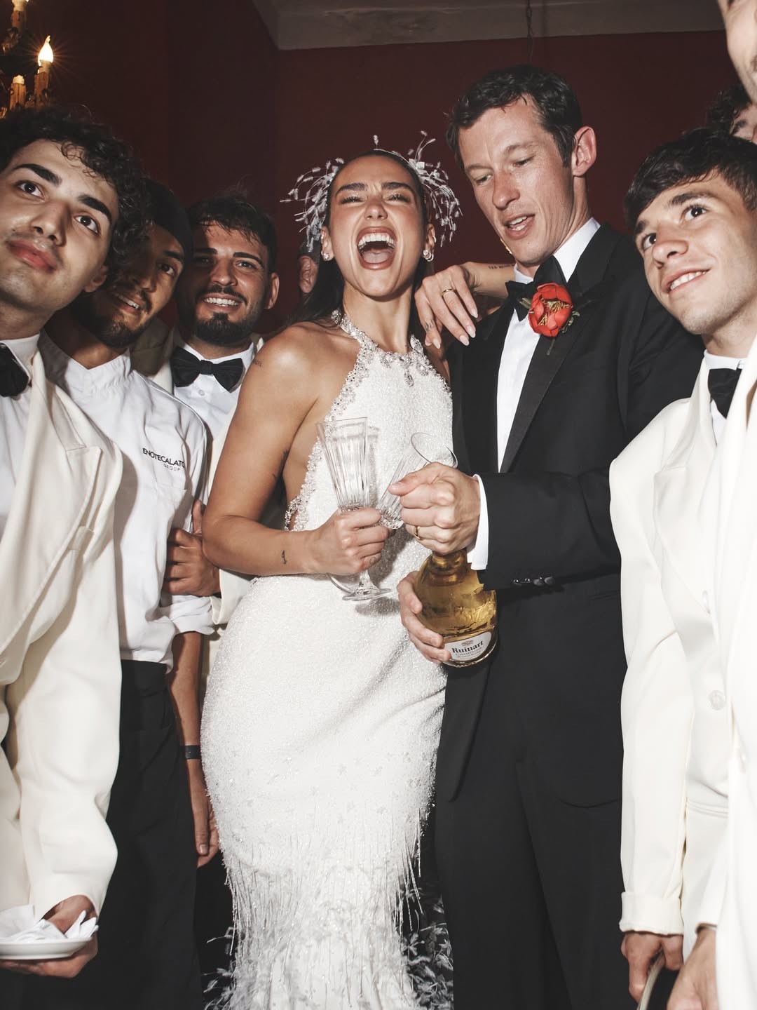 Callum Turner revela que casamento com Dua Lipa foi "o dia mais bonito da vida"