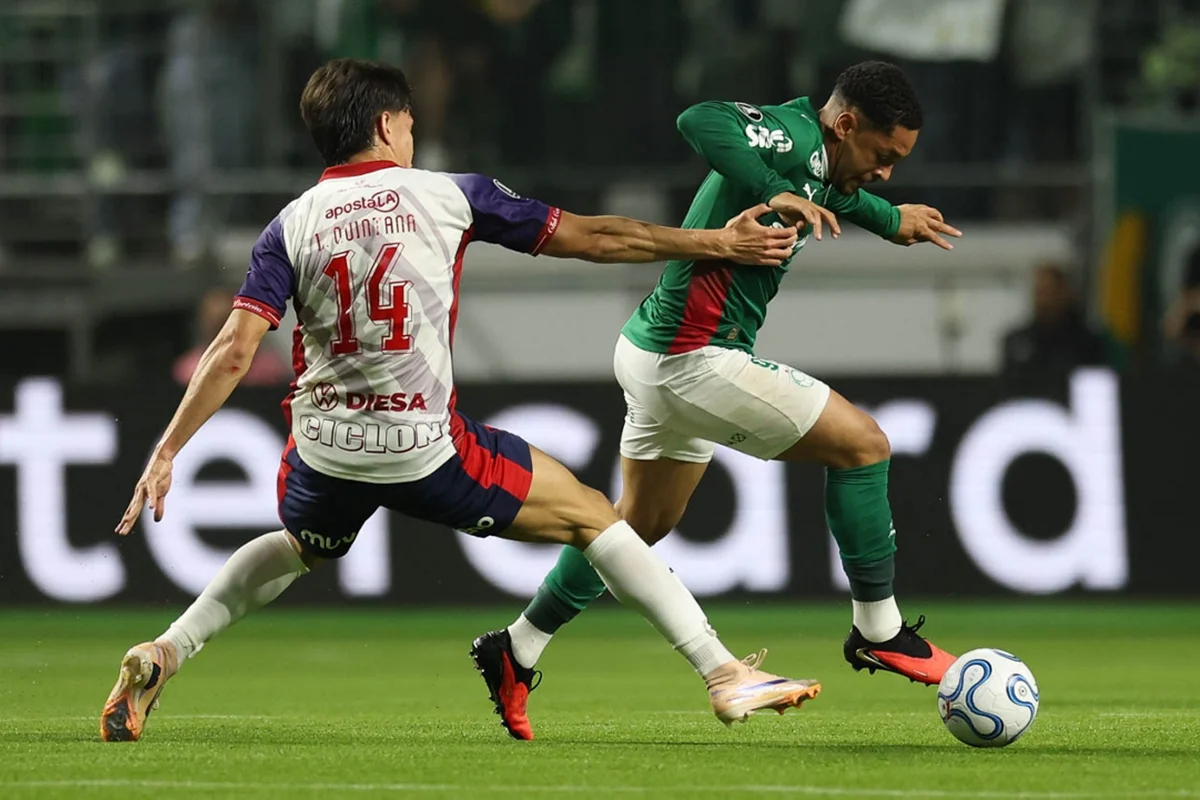 Cerro Porteño empata com Palmeiras em 1 a 1 pela Libertadores no Nubank Parque