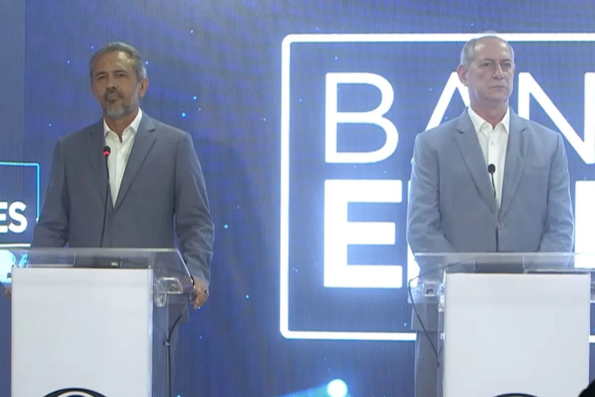 Ciro e Elmano trocam acusações sobre apoios políticos em debate no Ceará