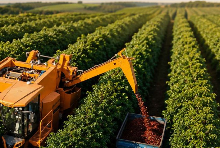 Colheita de café arábica no Cerrado Mineiro atinge 74% com tempo seco favorável
