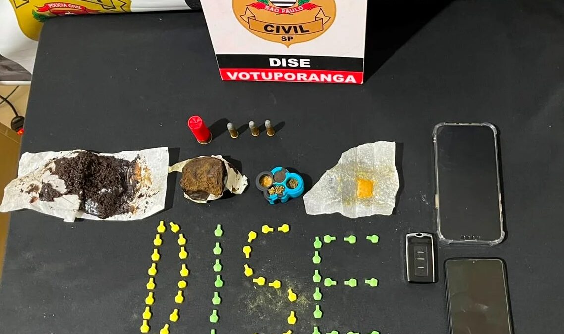 DISE prende homem em Votuporanga com drogas e munições em operação policial