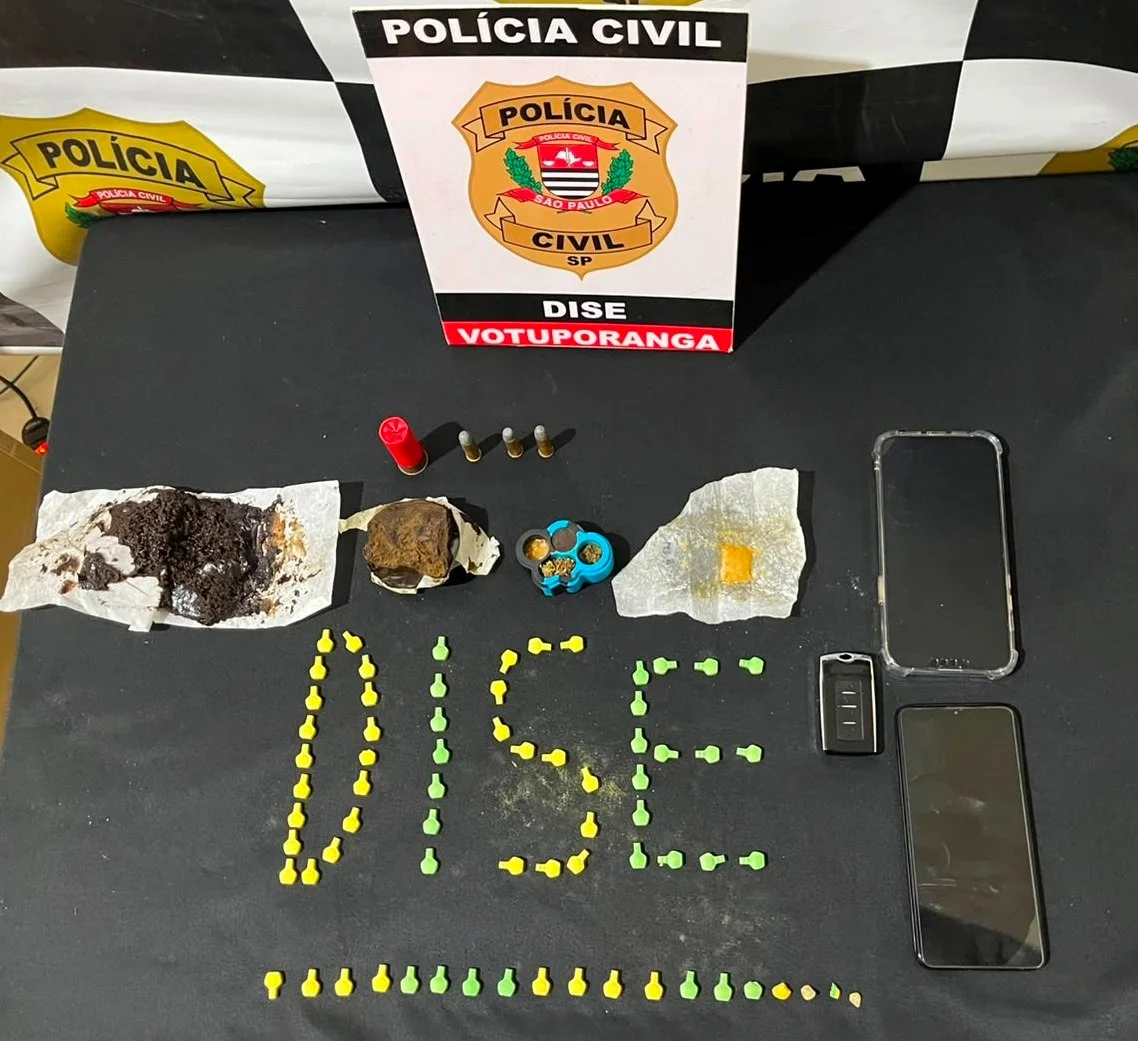 DISE prende homem em Votuporanga com drogas e munições em operação policial