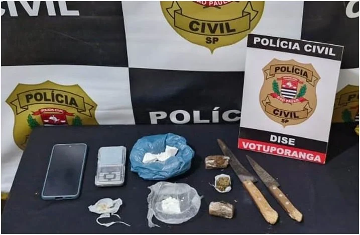 DISE prende traficante em Votuporanga com drogas e materiais de tráfico