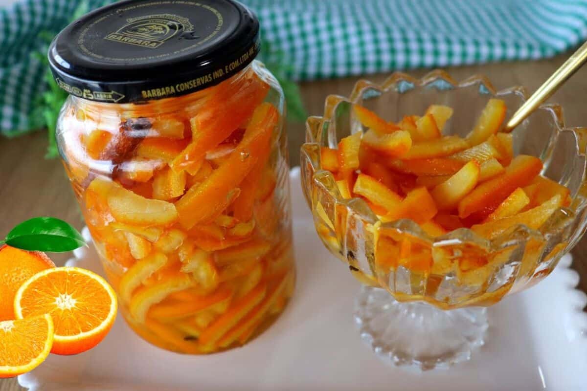 Doce de casca de laranja: uma sobremesa tradicional que resgata sabores da infância