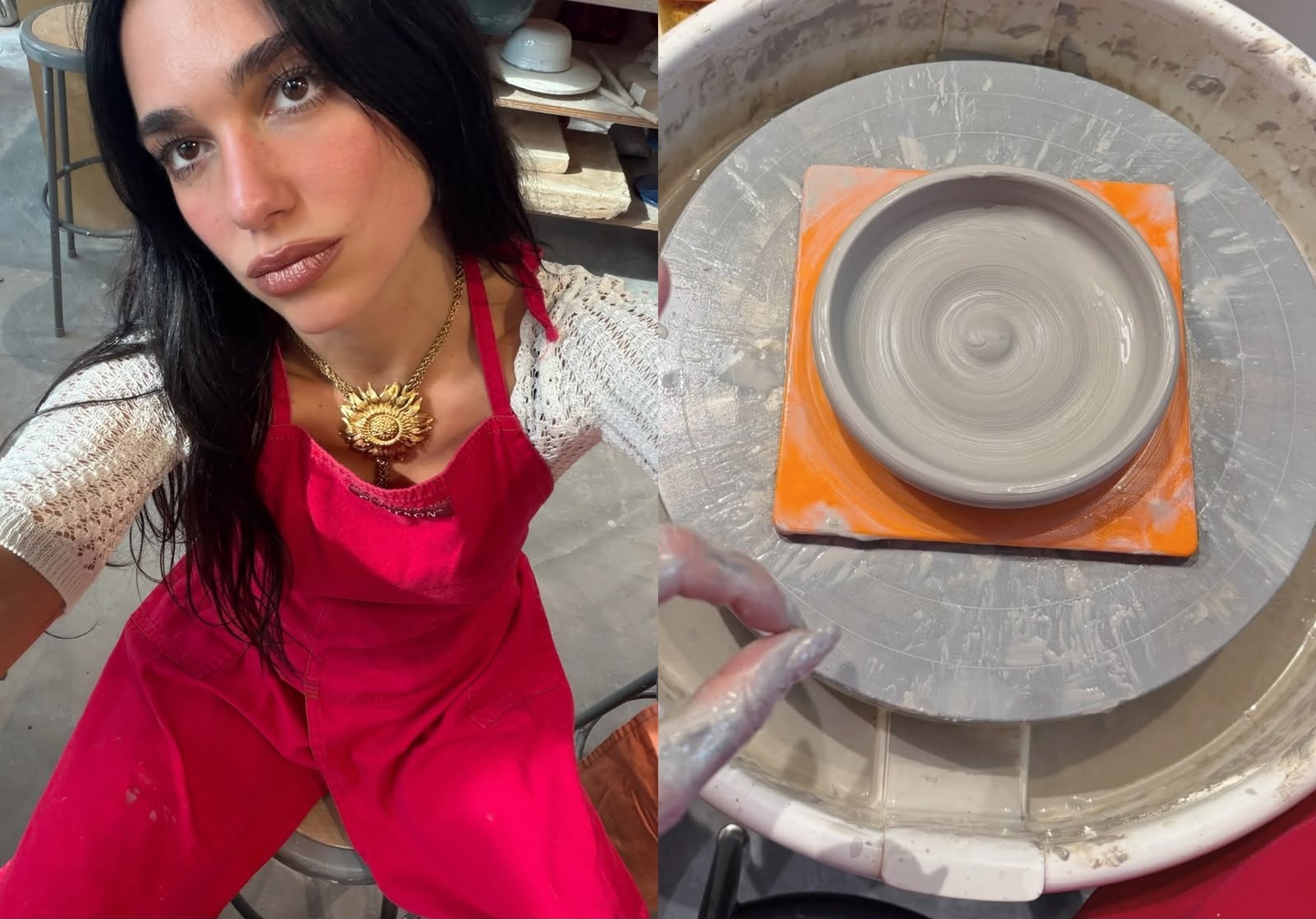 Dua Lipa inicia novo hobby com curso de cerâmica e compartilha momentos no Instagram