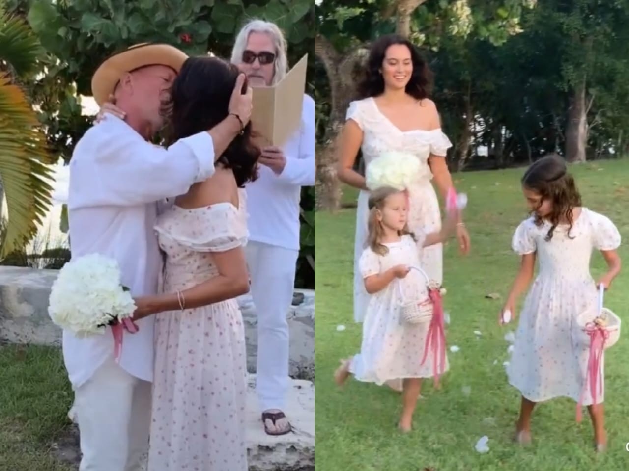 Emma Heming relembra como conheceu Bruce Willis e revela que estava noiva na época