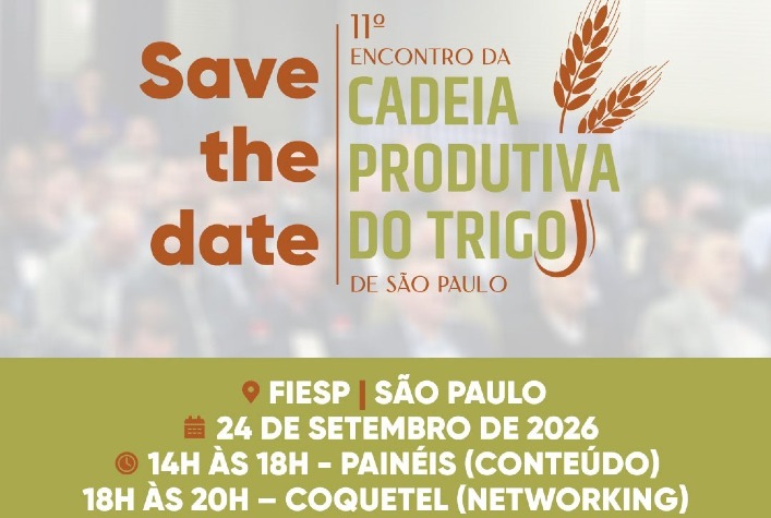 Encontro do Trigo 2026 em São Paulo discute mercado e cenário internacional