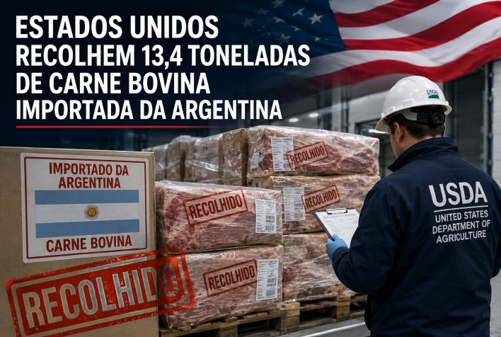 Estados Unidos recolhem 13,4 toneladas de carne bovina da Argentina por irregularidade