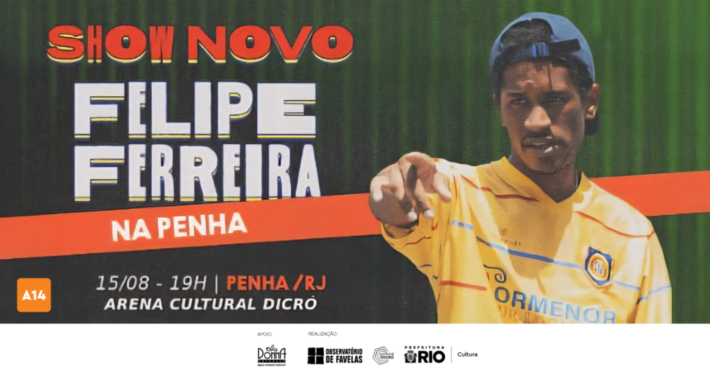 Felipe Ferreira traz humor do subúrbio carioca no "Show Novo Felipe Ferreira" em agosto