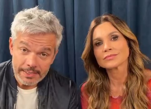 Flávia Alessandra e Otaviano Costa alertam seguidores sobre golpes com IA: 'Não acreditem'