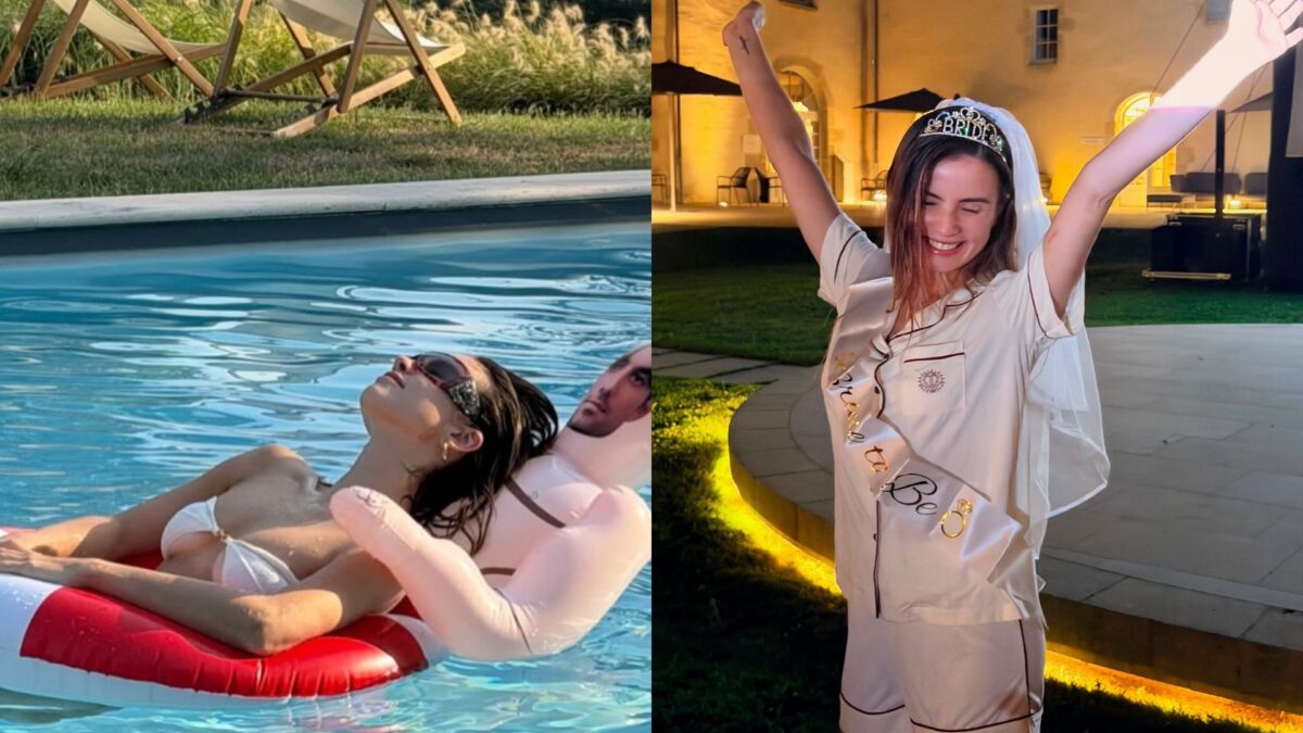 Giulia Be compartilha momentos luxuosos da despedida de solteira em castelo na França