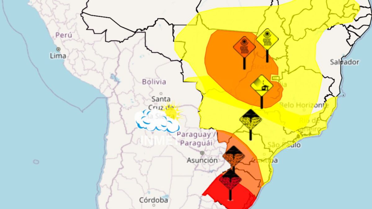 Inmet emite alertas de seca e tempestade para 17 estados e DF nesta quinta-feira