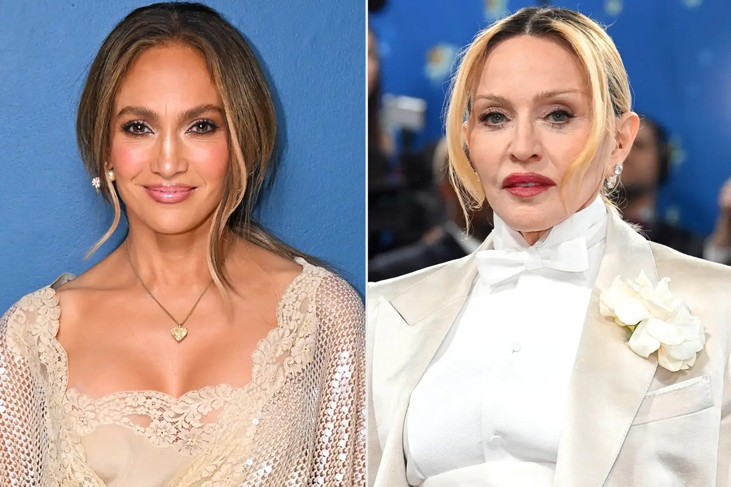 Jennifer Lopez homenageia Madonna em Veneza e recria cena icônica de "Like a Virgin"